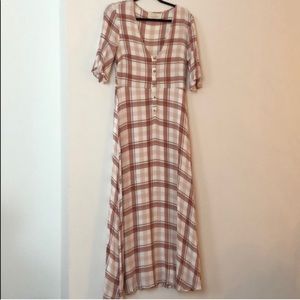Urban Outfitters Maxi Dress Plaid